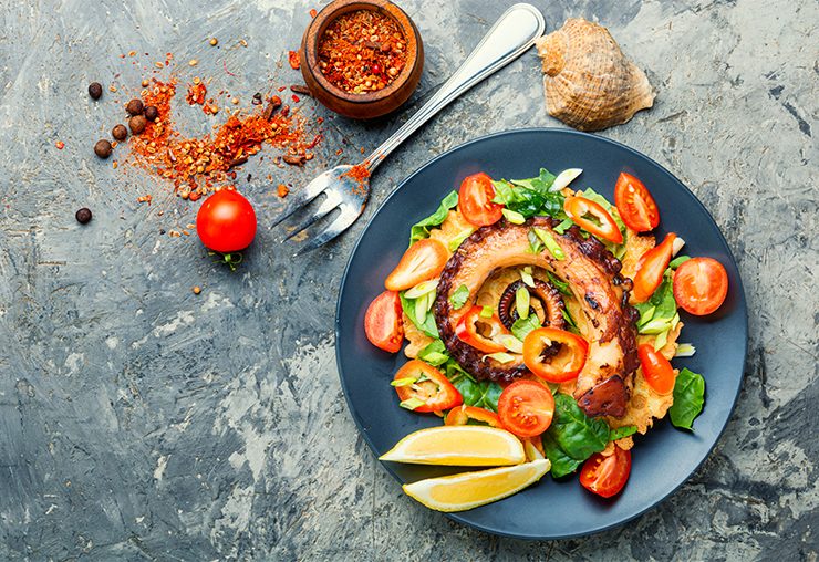 Salade de poulpe à l’italienne